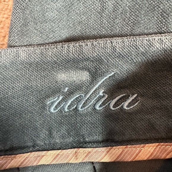 Anthropologie Idra Cotton Velvet Blue Wide Leg Pants (Size 0) - Picture 4 of 9